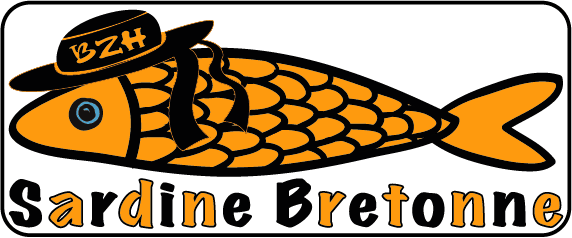 autocollant bretagne chapeau breton logo 2-1 Taille:4 cm