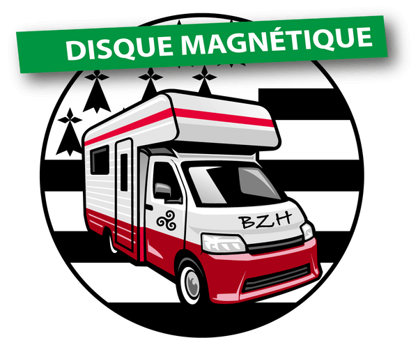 Disque Magnétique A Jeune Conducteur Vendée – Autocollant BZH