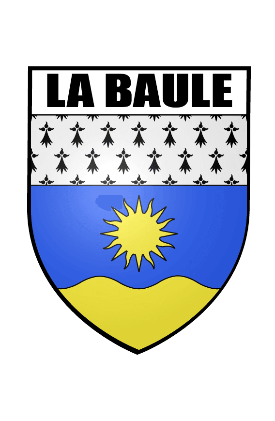 Autocollant Blason Ville de La Baule - Autocollant BZH