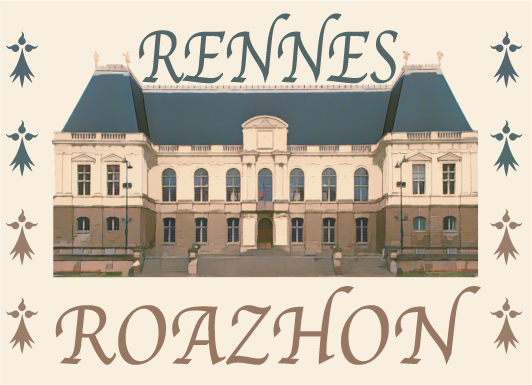 Autocollant Rennes Roazhon Parlement de Bretagne