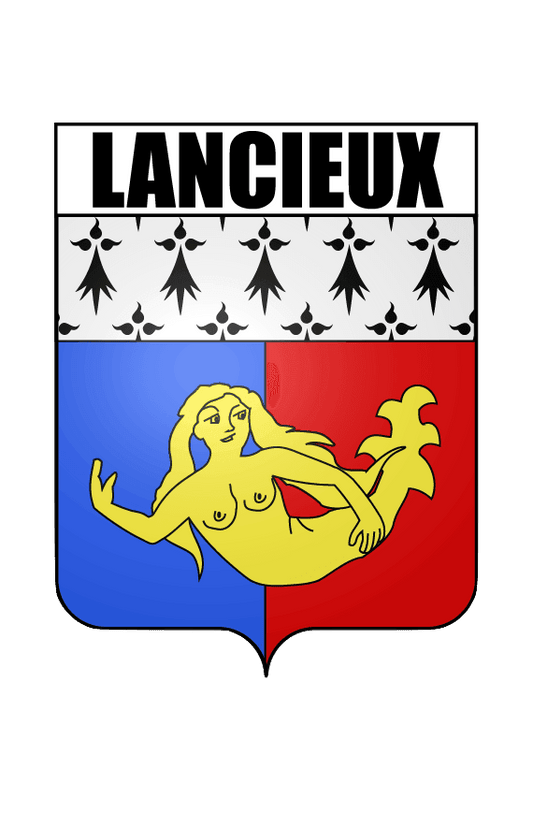 Autocollant Blason Lancieux - Autocollant BZH