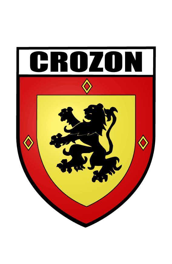 Autocollant Blason Ville de Crozon - Autocollant BZH