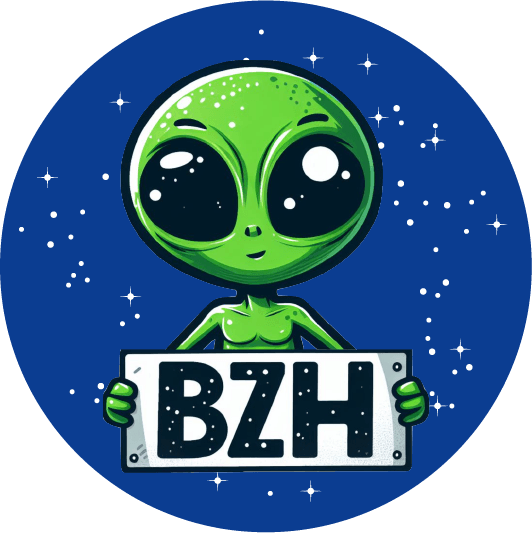 Autocollant Breton Alien BZH - Autocollant BZH