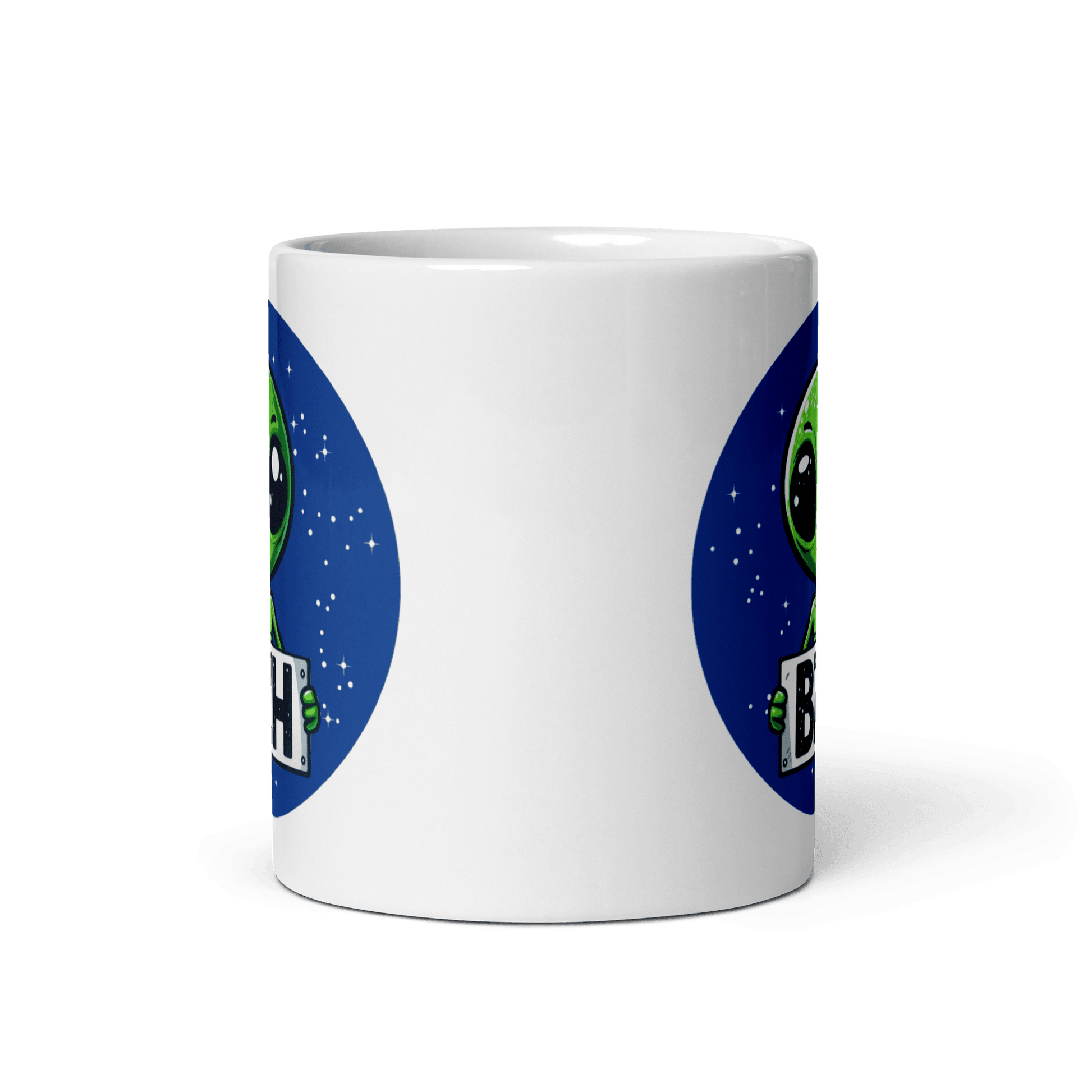 Mug Alien BZH : Adoptez l'extra-terrestre breton ! - Autocollant BZH