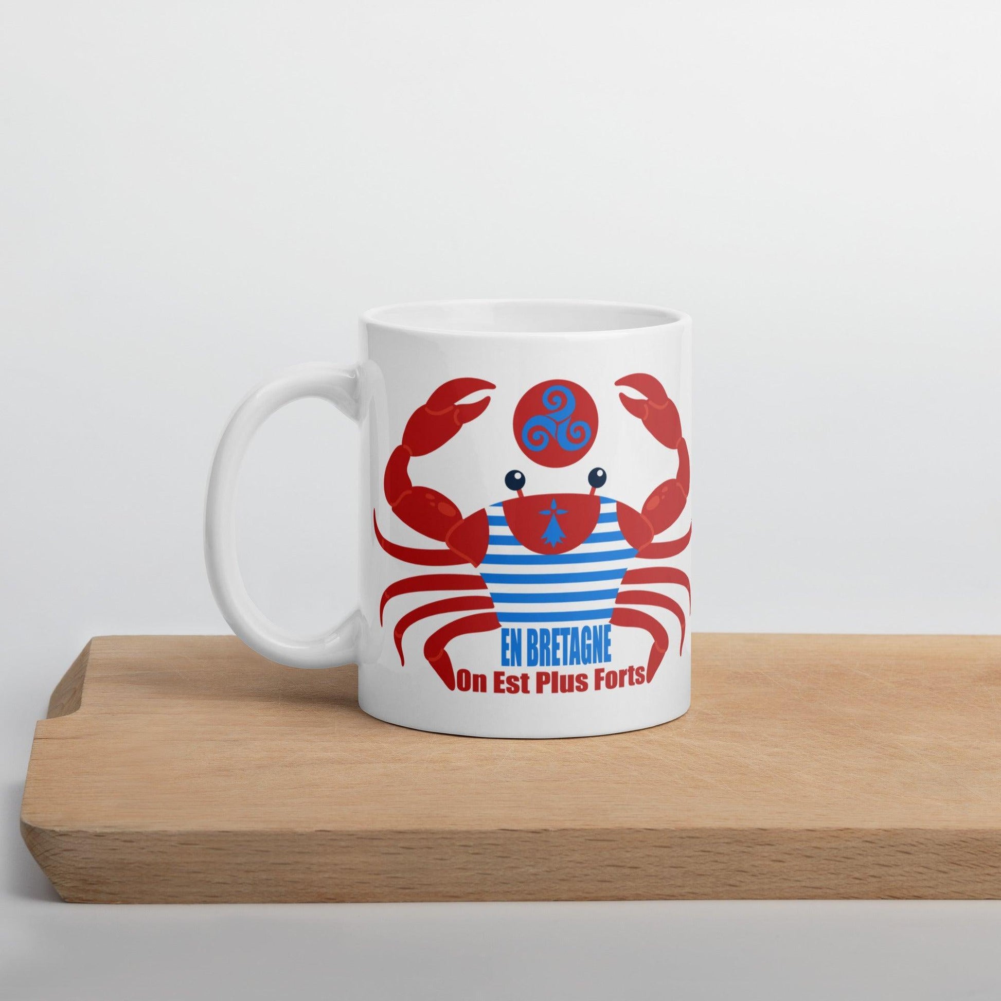 Mug Breton En Bretagne On est Plus Fort - Autocollant BZH