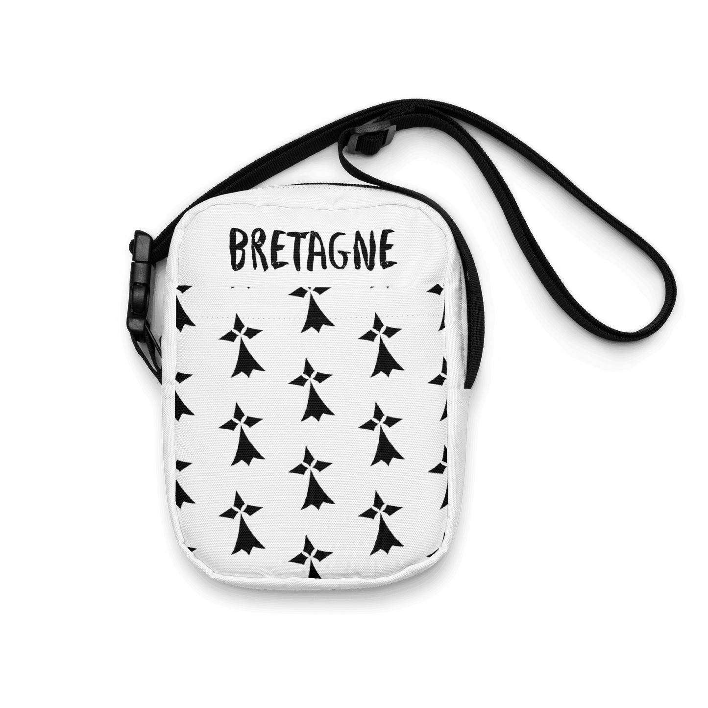 Sac à bandoulière Bretagne Hermines - Autocollant BZH