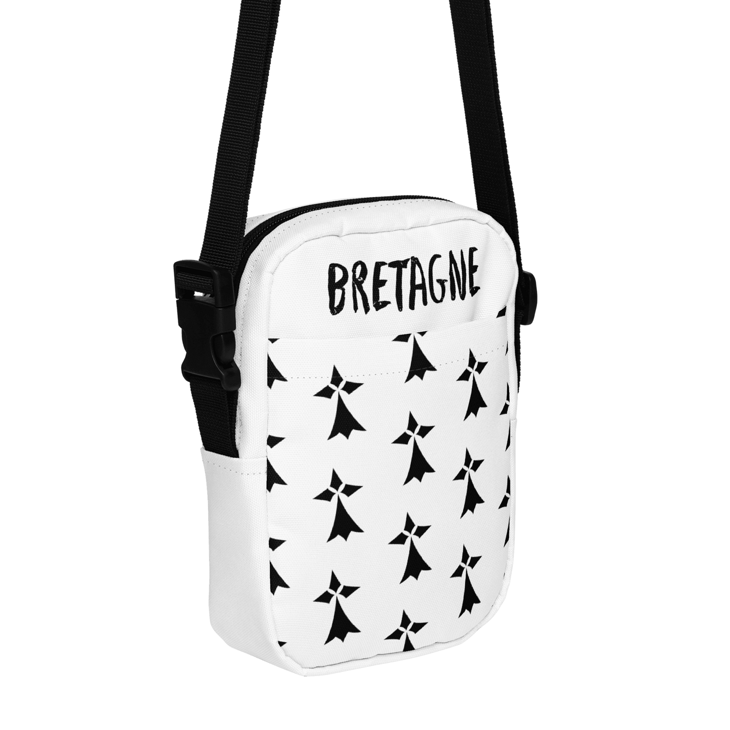 Sac à bandoulière Bretagne Hermines - Autocollant BZH