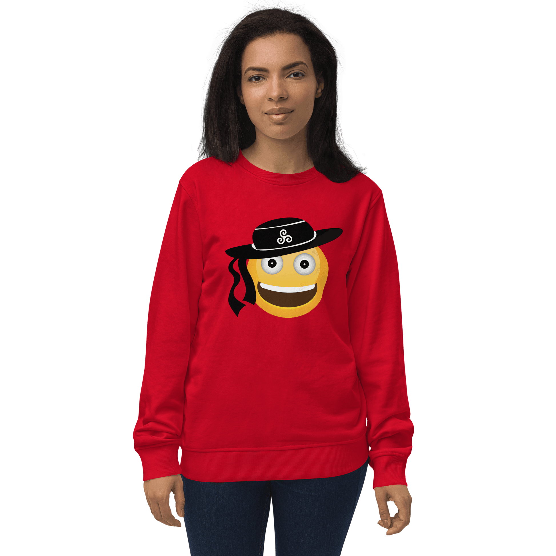 Sweat écologique unisexe Emoji Breton Rêves de Bretagne - Autocollant BZH