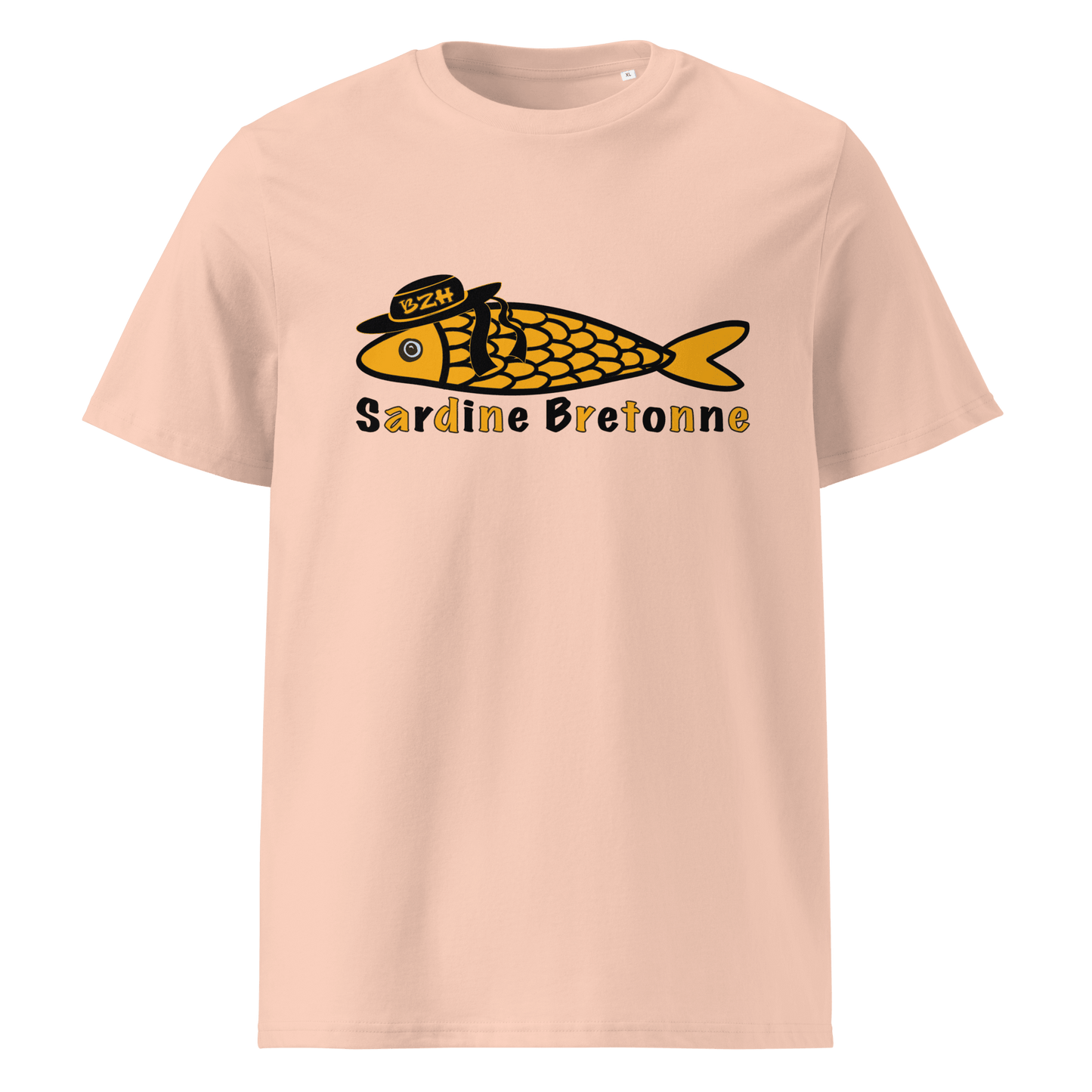 T-shirt Femme Sardine Bretonne - Autocollant BZH