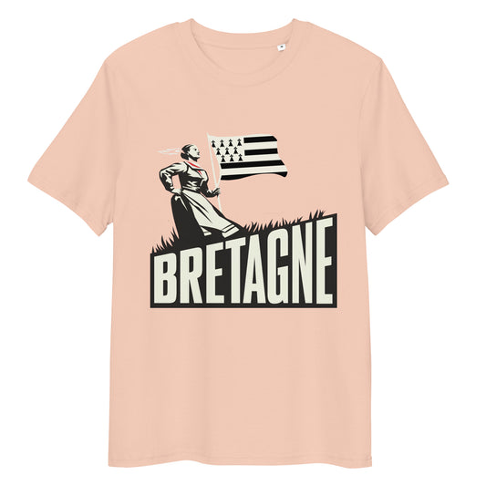 T-shirt Soviet-Breizh en coton biologique avec design propagande bretonne
