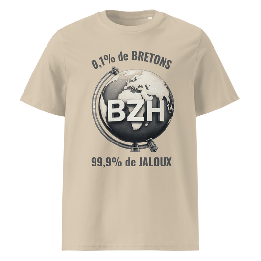 T-shirt unisexe 99,9% de Jaloux - Autocollant BZH