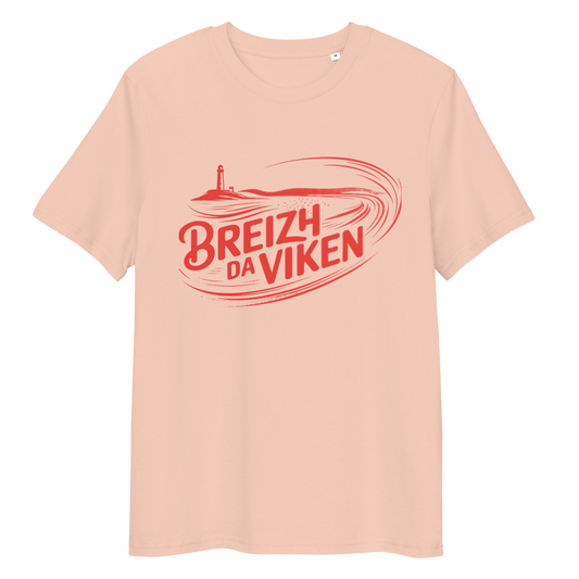 T-shirt unisexe Breizh Da Viken Phare Breton - Autocollant BZH