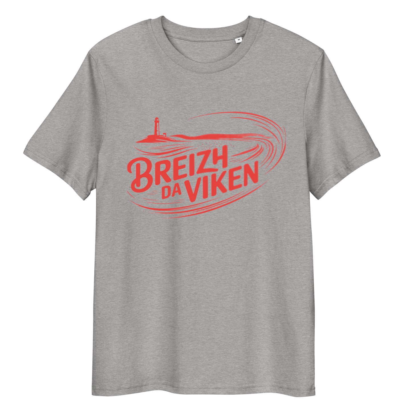 T-shirt unisexe Breizh Da Viken Phare Breton - Autocollant BZH