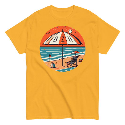 T-shirt unisexe BZH Beach Vibes - Autocollant BZH