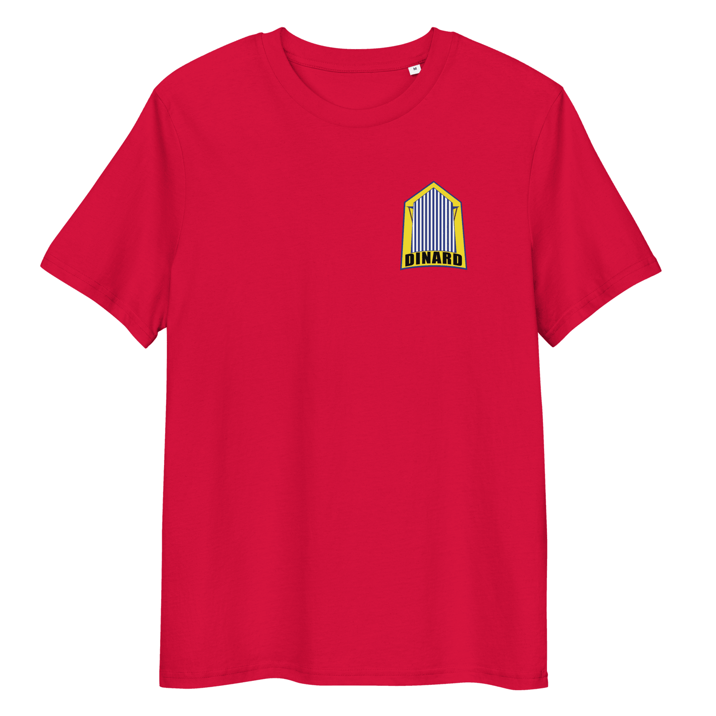 T-shirt unisexe Dinard Cabine Plage - Autocollant BZH