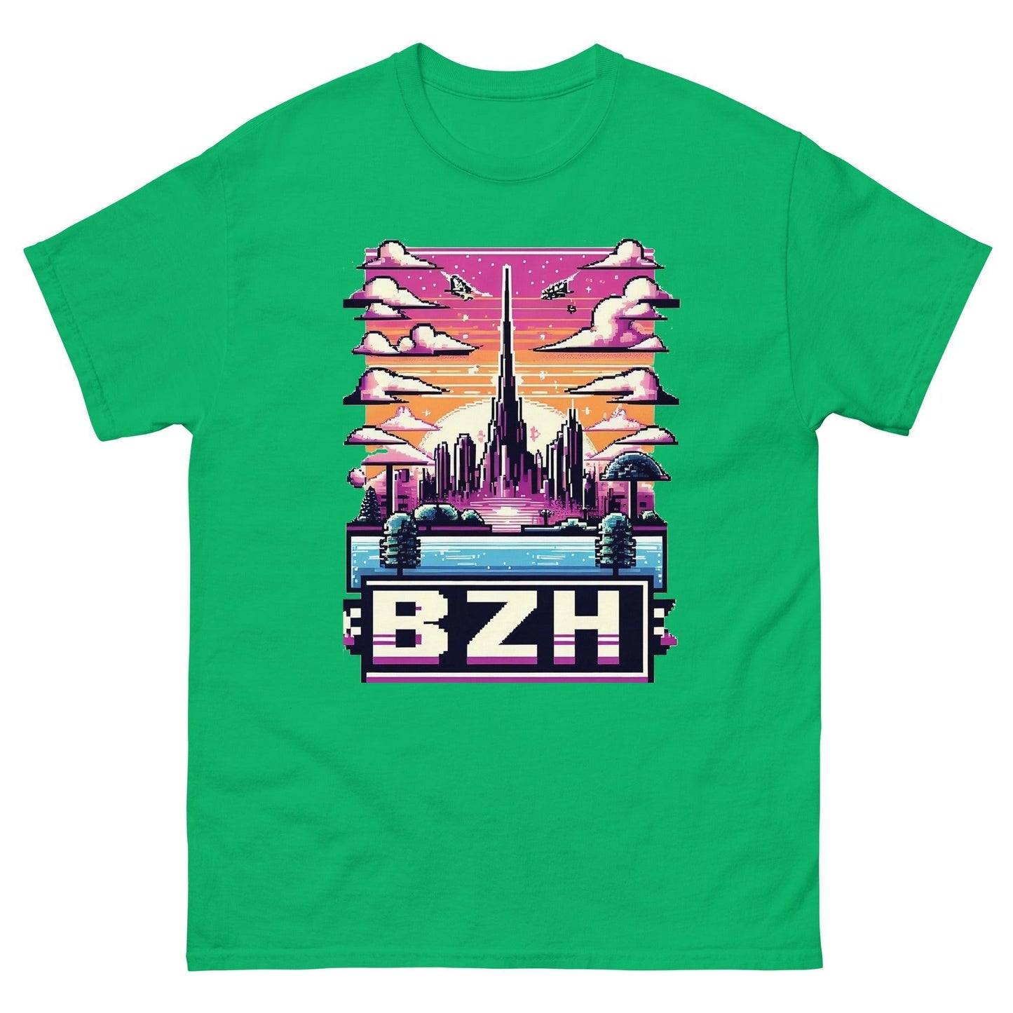 Tee-shirt BZH Pixel Art - Autocollant BZH