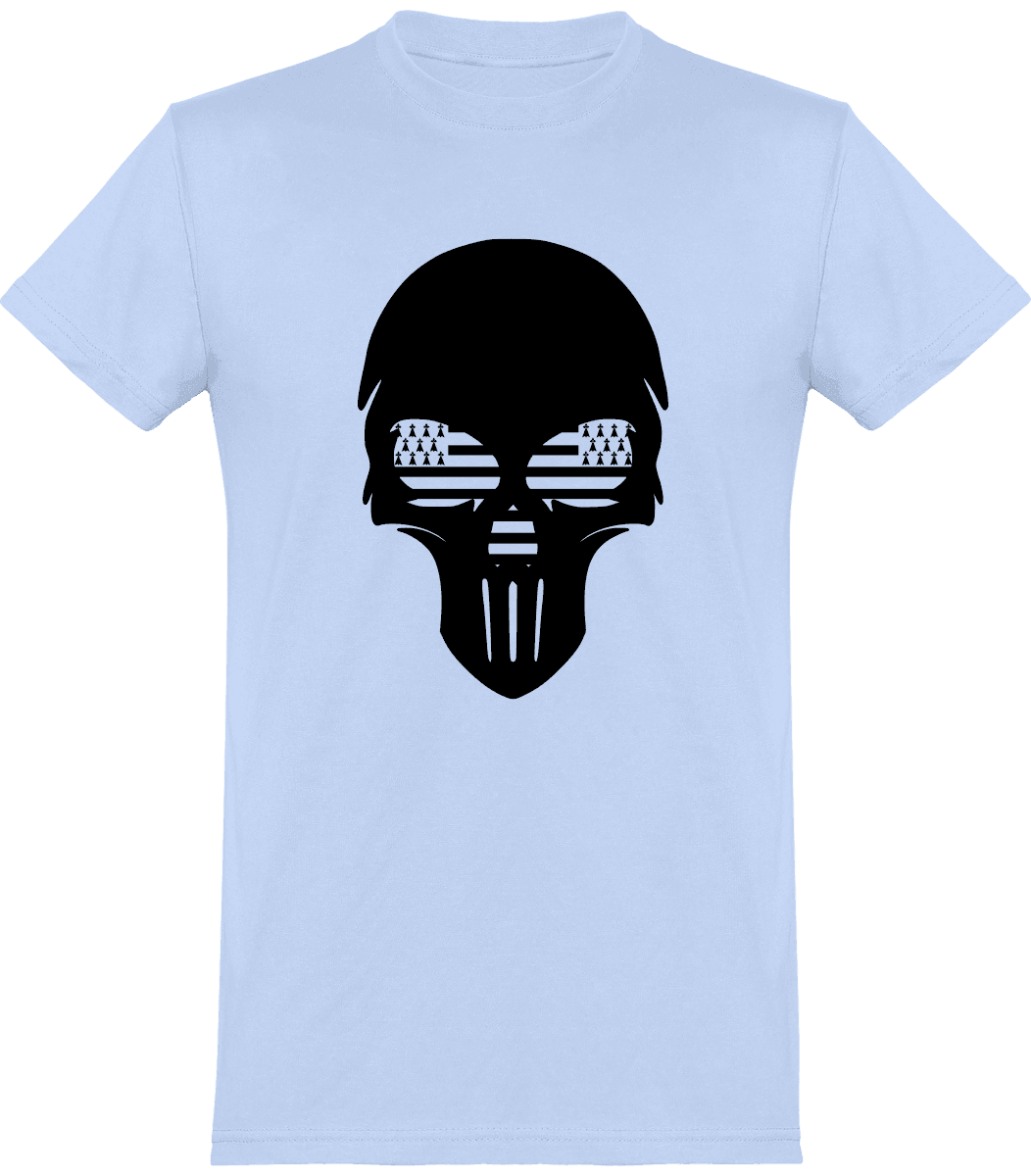 Tee-shirt Punisher Gwenn Ha Du - Autocollant BZH