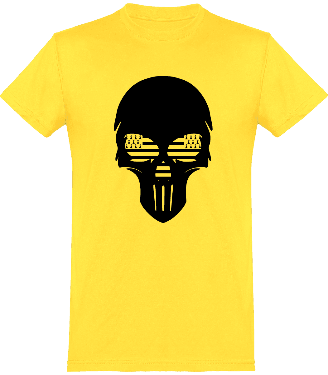 Tee-shirt Punisher Gwenn Ha Du - Autocollant BZH