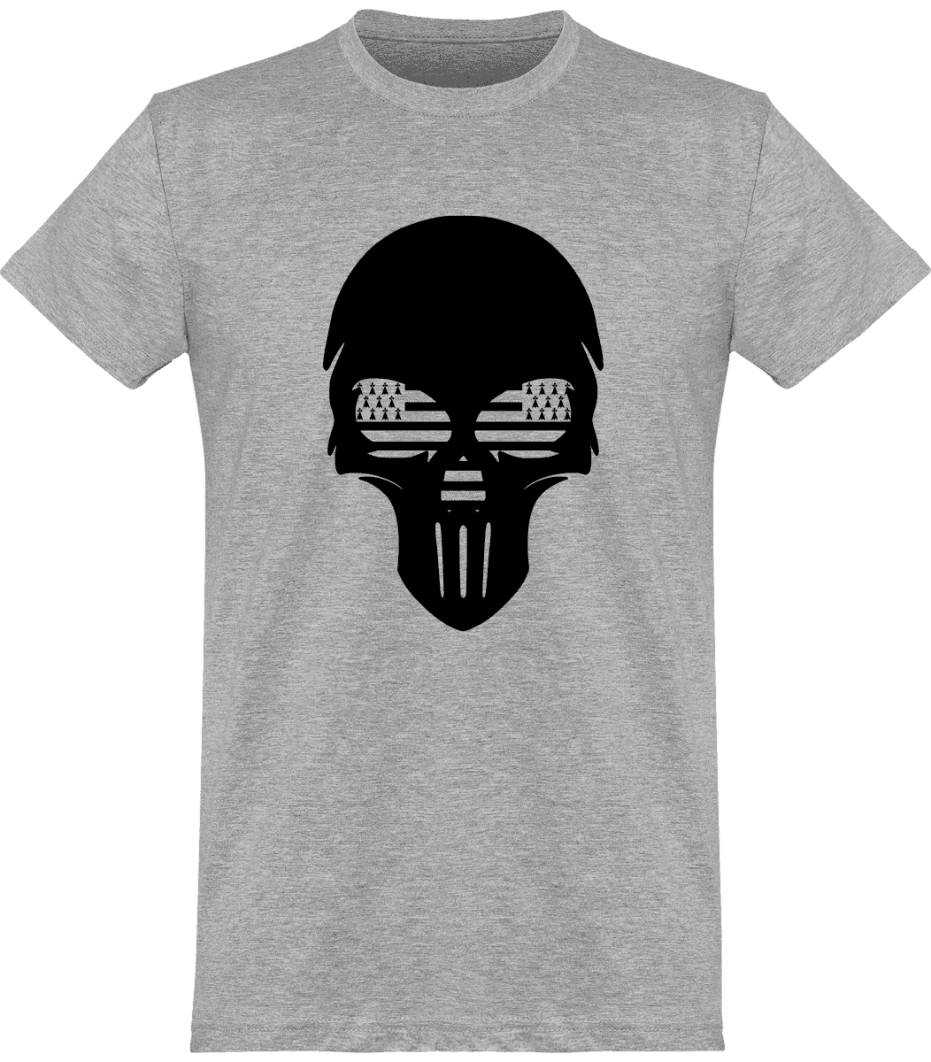 Tee-shirt Punisher Gwenn Ha Du - Autocollant BZH