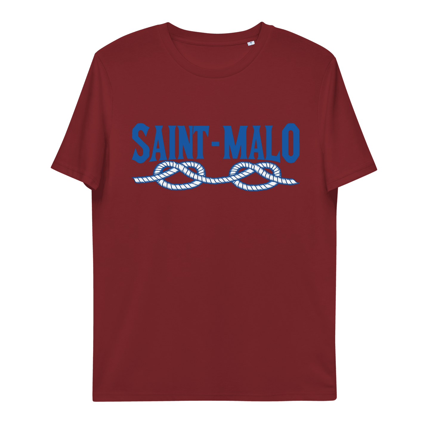 Tee-shirt Saint Malo Corde | Original, Marin & Écologique - Autocollant BZH