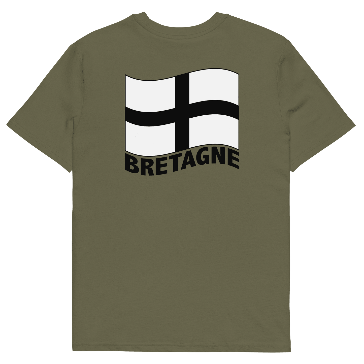 Tee-shirt unisexe Drapeau Kroaz Du Bretagne - Autocollant BZH