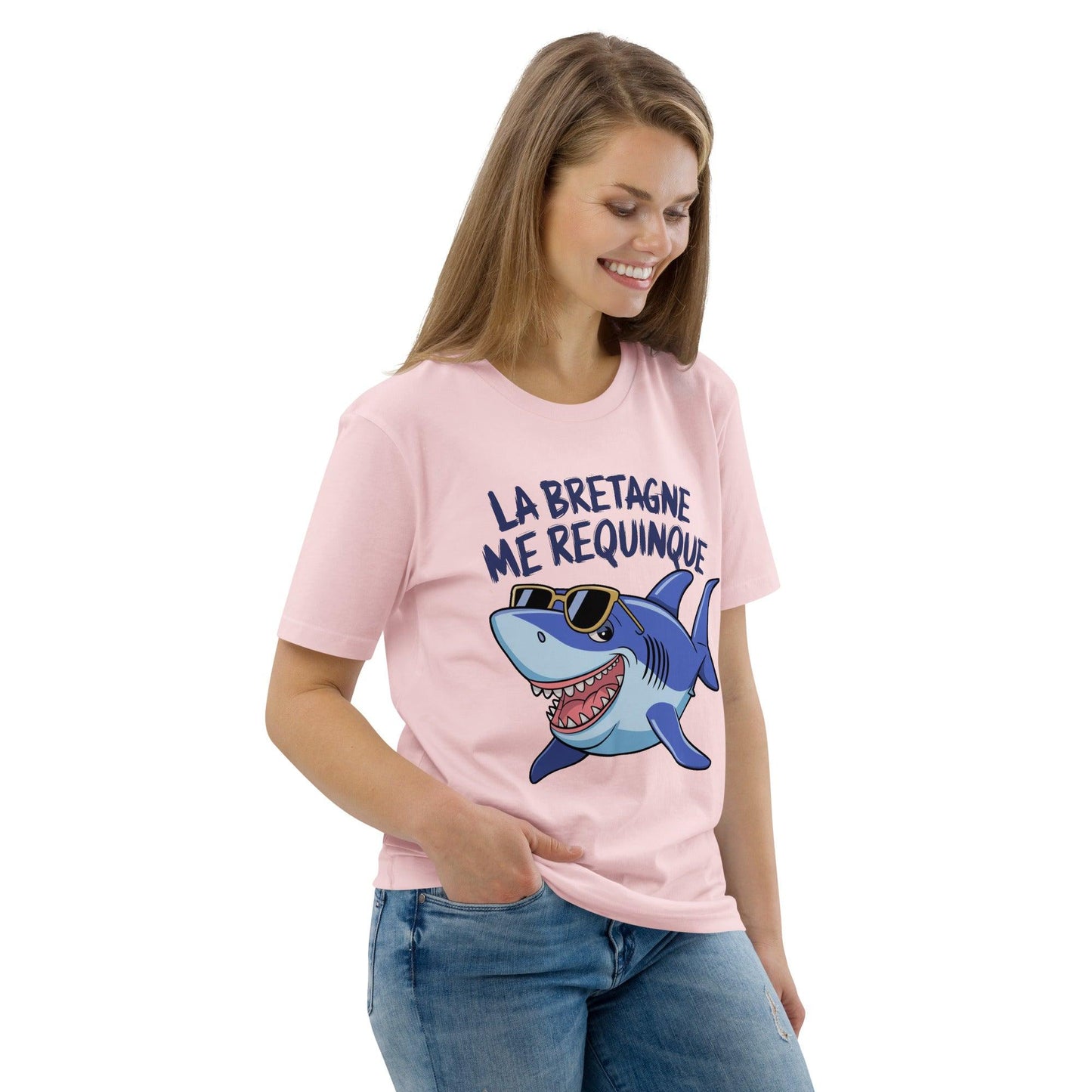 T-shirt Bio "La Bretagne Me Requinque" : Le Boost d'Énergie Breton