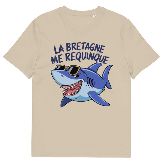 T-shirt Bio "La Bretagne Me Requinque" : Le Boost d'Énergie Breton