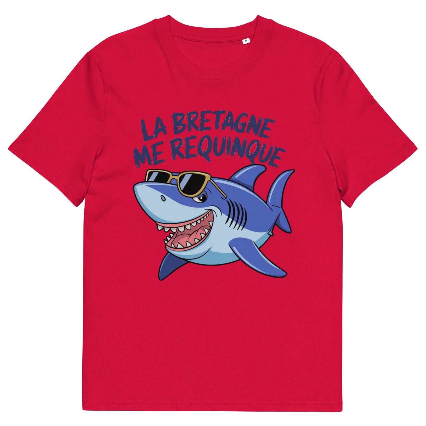 T-shirt Bio "La Bretagne Me Requinque" : Le Boost d'Énergie Breton