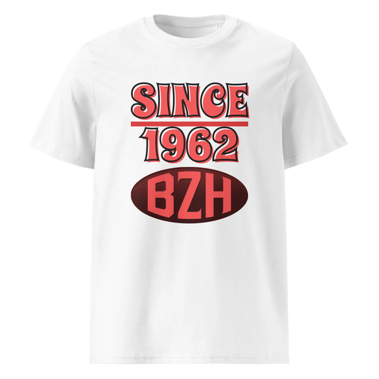 T-shirt Bio "SINCE BZH" - 100% Coton - Date de Naissance Personnalisée