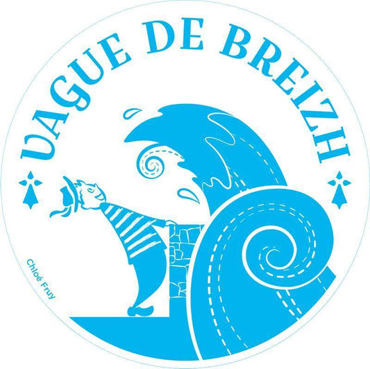 Autocollant Vague de Breizh - Autocollant BZH