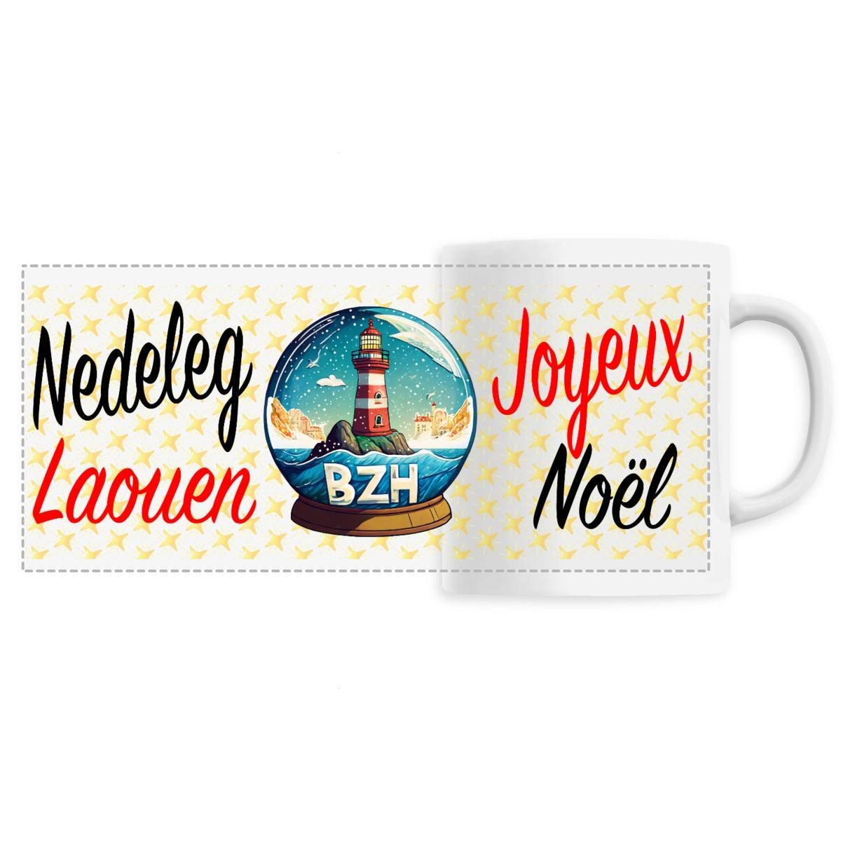 Mug Breton Joyeux Noël - Autocollant BZH