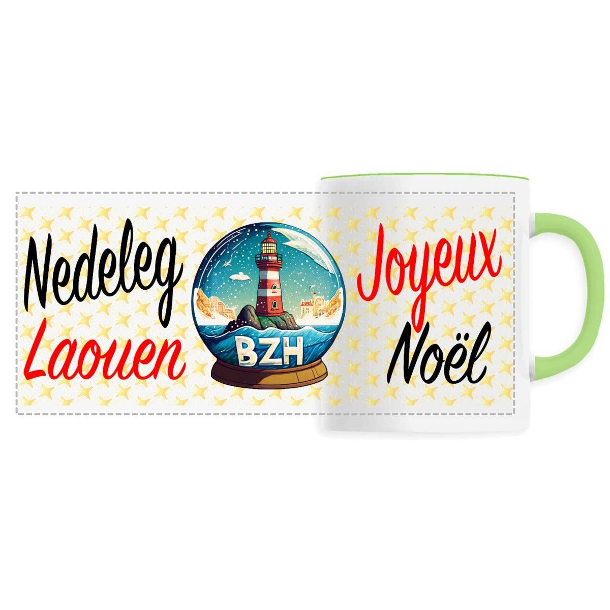 Mug Breton Joyeux Noël - Autocollant BZH