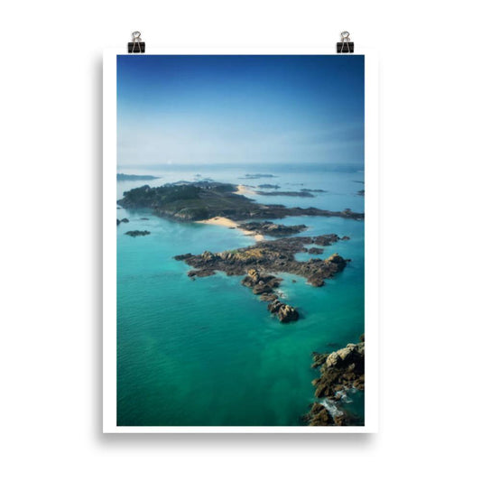 Poster Ile Bretonne en 50x70 cm - Autocollant BZH