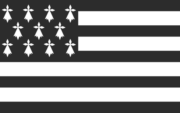 Sticker et autocollant boussole drapeau breton