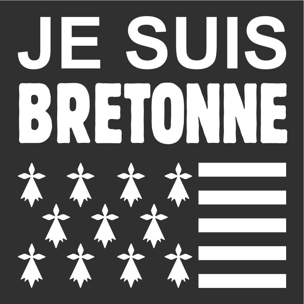 Sticker Breton Original Je suis Breton / Bretonne Grand Format - Autocollant BZH