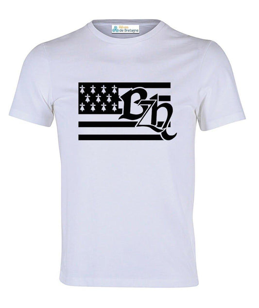 Tee-shirt Breton Drapeau Breton BZH - Autocollant BZH