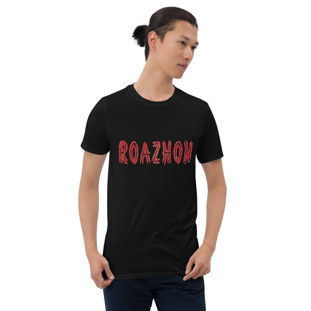 Tee-shirt Breton ROAZHON (RENNES) Noir ou Gris Sport - Autocollant BZH