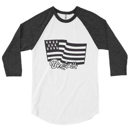 Tee-shirt Homme Drapeau Breton Breizh - Autocollant BZH