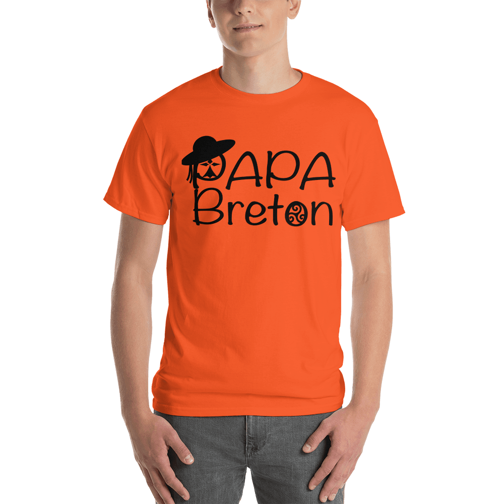 Tee-Shirt Papa Breton - Autocollant BZH