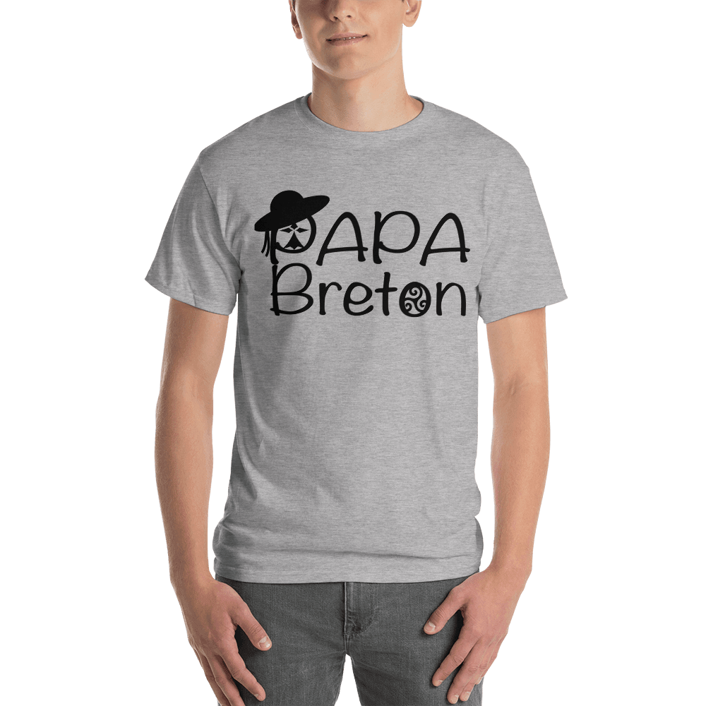 Tee-Shirt Papa Breton - Autocollant BZH