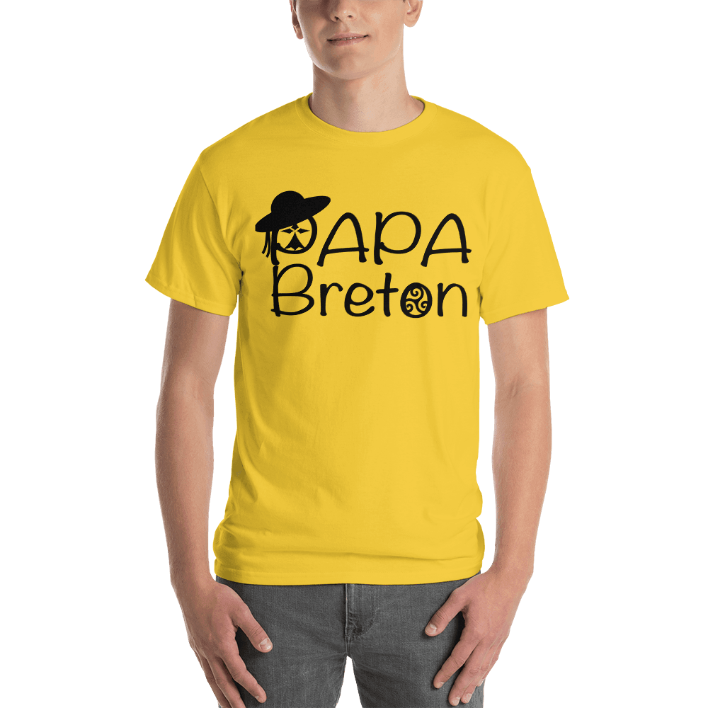 Tee-Shirt Papa Breton - Autocollant BZH