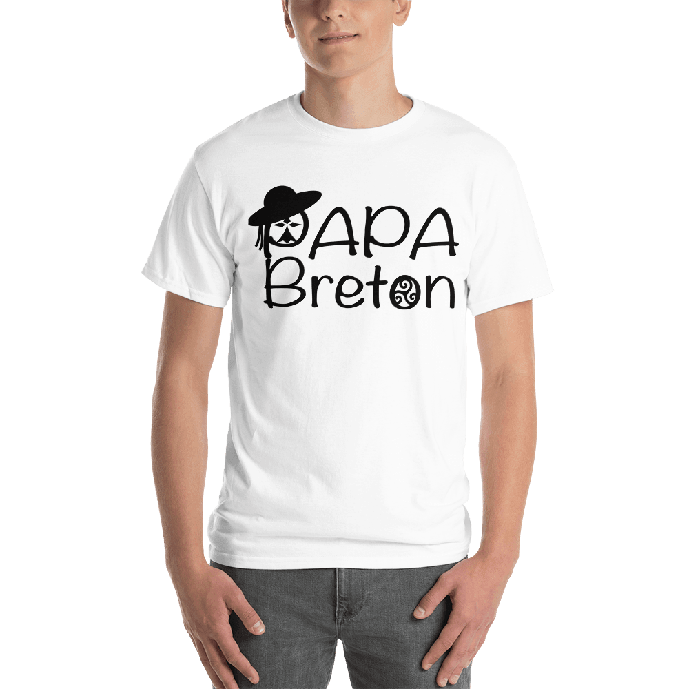 Tee-Shirt Papa Breton - Autocollant BZH