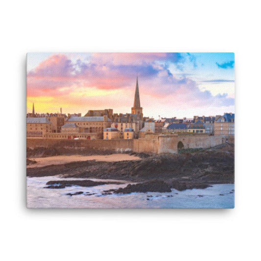 Toile Imprimée Saint Malo - Autocollant BZH